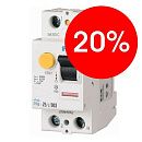 Устройство защитного отключения 2п PF6- 25/2/0.3 тип АС EATON (286494)