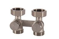 Узел нижнего подключения радиатора для двухтрубной системы прямой 3/4ВРx3/4ЕK  NT H-BLOCK NED Узел нижнего подключения радиатора для двухтрубной системы прямой 3/4ВРx3/4ЕK  NT H-BLOCK NED