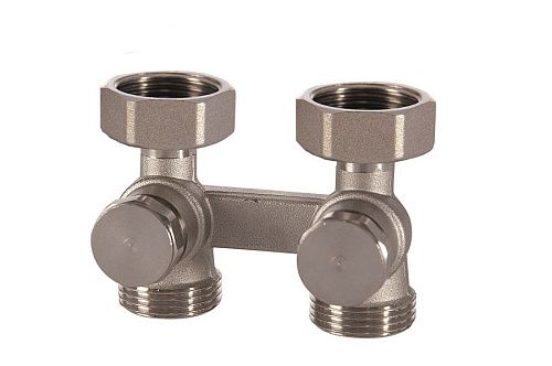 Узел нижнего подключения радиатора для двухтрубной системы прямой 3/4ВРx3/4ЕK  NT H-BLOCK NED