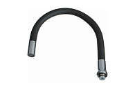 Излив гибкий черный 49см MELODIA MKP20648P