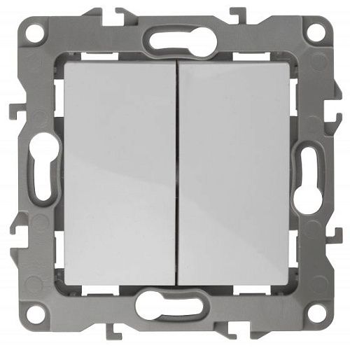 Выключатель 2-кл 10АХ (белый) Эра12 ЭРА (12-1104-01)