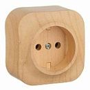Розетка без заземления без шторок IP20 (сосна) Quteo Legrand (782270)