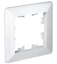 Рамка 1 пост (белый/дымч. белый) ATLASDESIGN AIR SE