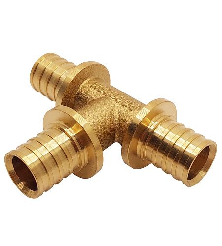 Тройник равнопроходный 16  РОСТерм латунь