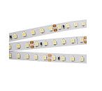 Лента светодиодная RT 2-5000 2x3528 LUX 3528 9.6Вт 24В 2800K 820Лм/м IP33 120 диодов/метр Arlight теплый белый