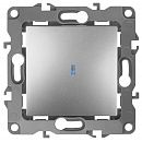 Выключатель 1кл с подсветкой 10АХ (алюминий) Эра12 ЭРА (12-1102-03) Выключатель 1кл с подсветкой 10АХ (алюминий) Эра12 ЭРА (12-1102-03)