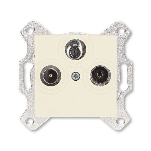 Розетка TV-R-SAT (слоновая кость) Levit ABB