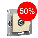 Розетка TV-3 проходная (слоновая кость) Cariva Legrand (773780) УЦЕНКА Розетка TV-3 проходная (слоновая кость) Cariva Legrand (773780) УЦЕНКА