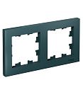 Рамка 2 поста универсальная (изумруд) ATLASDESIGN SE