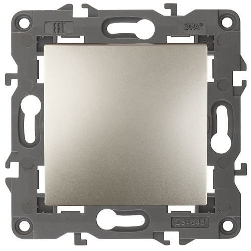 Выключатель 1кл 10АХ (шампань) Elegance ЭРА 14-1101-04