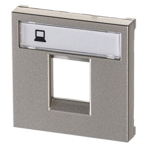 Накладка для 1 разъёма 2-модульная 2017/2018.  N2218.1 CV (шампань) Zenit ABB