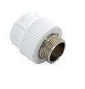 Муфта PP-R комбинированная НР 20-1/2" (белый) PROAQUA Муфта PP-R комбинированная НР 20-1/2" (белый) PROAQUA