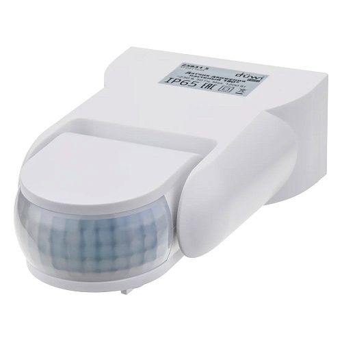 Датчик движения 1200Вт 180° IP65 (белый) настенный 10-900с.12м. DD-02 25831 5.duwi