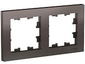 Рамка 2 поста (мокко) ATLASDESIGN SE