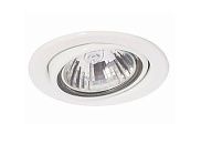 Светильник точечный поворотный MONTANA 51 1 01 50Вт GU5.3 Ø75х43мм Øотв.55мм IP20 ITALMAC белый