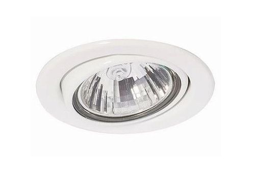 Светильник точечный поворотный MONTANA 51 1 01 50Вт GU5.3 Ø75х43мм Øотв.55мм IP20 ITALMAC белый