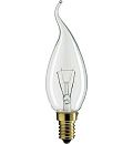 Лампа накаливания свеча на ветру BXS35 CL 40Вт 2700К 370Лм E14 871150017580938 Philips