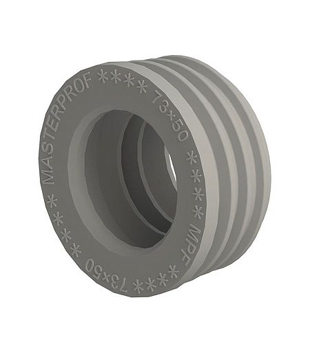 Манжета переходная с чугуна на пластик 73/50 термоэластопласт