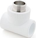 Тройник PP-R комбинированный НР 20-1/2" (белый) РосТурПласт