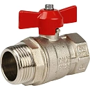 Кран шаровой 1 ВР/НР (ручка бабочка) полнопроходной IDEAL  ITAP Кран шаровой 1 ВР/НР (ручка бабочка) полнопроходной IDEAL  ITAP