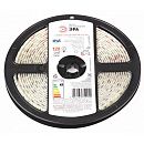 Лента светодиодная LS2835-9.6-120-12-6500K-IP65-1 year-5m 9.6Вт 12В 6500К 600Лм/м IP65 120 диодов/метр ЭРА хол.бел.