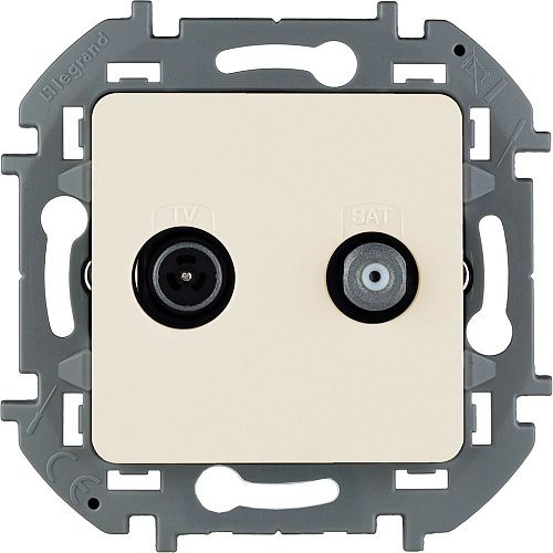 Розетка TV/SAT звезда (слоновая кость) INSPIRIA Legrand/Daccord (673881)