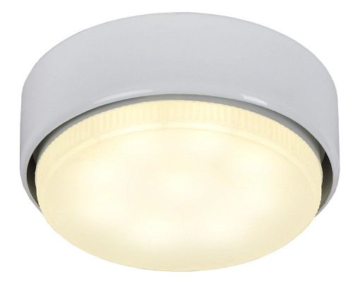 Светильник точечный неповоротный накладной LUPB0-GX53-1-K01 4113 под лампу gx53 белый IEK Lighting