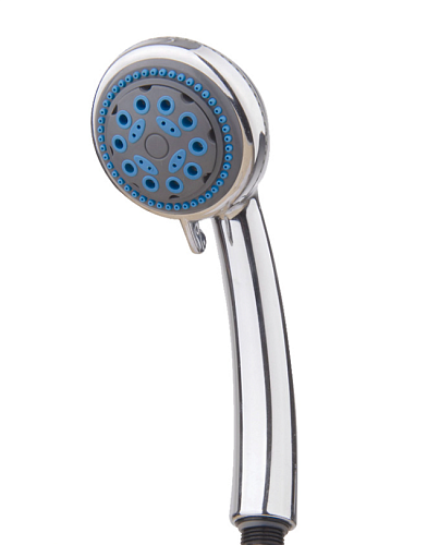 Лейка для душа  3-функциональная d= 84мм хром/серый/синий MELODIA MKP20565P