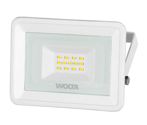 Прожектор светодиодный WFL-10W/06W 10Вт 5500К/5700К 900Лм IP65 Wolta белый