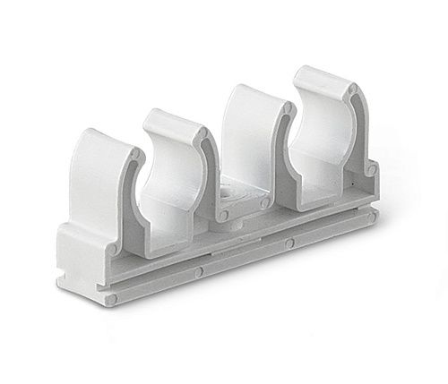 Опора PP-R двойная 25 (белый) PROAQUA