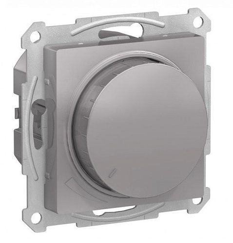 Светорегулятор (диммер) поворотно-нажимной 400Вт (алюминий) ATLASDESIGN SE