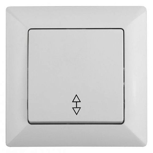 Переключатель 1кл на 2 направления 10А (белый) Intro Solo ЭРА (4-103-01)