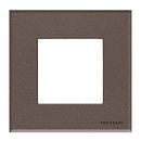 Рамка 1 пост 2-модульная N2271 CC (кофейное стекло) Zenit ABB