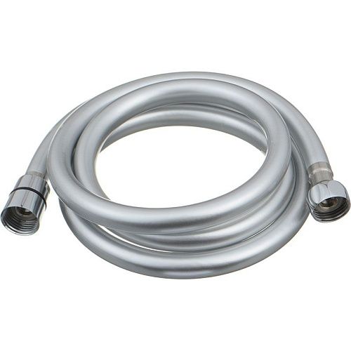 Шланг д/душа 175cm 1/2"*1/2"конус ПВХ серебро SILVER MELODIA MKP34435BL 
