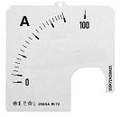 Шкала для амперметра AMT 1/A1 100А ABB (2CSM110189R1041)