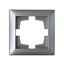 Рамка 1 пост (серебро) СТИЛЬ BYLECTRICA