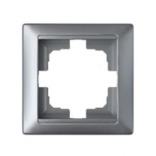 Рамка 1 пост (серебро) СТИЛЬ BYLECTRICA