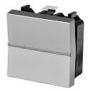 Механизм переключателя 1кл 2-модульный N2202 PL (серебристый) Zenit ABB