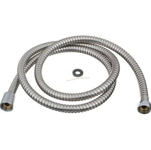 Шланг для душа 200см 1/2"х1/2" конус имп/имп нержавеющая сталь Ø14мм двойной зажим STANDART MELODIA MKP20335BL