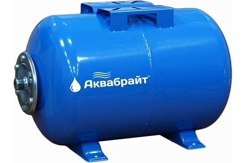 Гидроаккумулятор   ГМ-24 Г для ХВС и ГВС 1" горизонтальный АКВАБРАЙТ