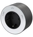 Розетка 2К+З круглая 16А/250В (белый) MultiTrack SE