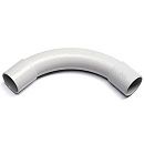 Угол соединительный OL70125 90° для труб 40мм неразборный плавный Ecoplast