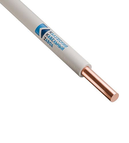 Провод установочный ПуВнг(А)-LS 1.5 (белый) Калужский кабельный завод (ККЗ) (ГОСТ)