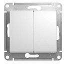 Выключатель 2кл схема 5 10AX (белый) GLOSSA SE