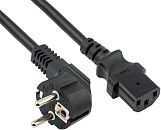 Шнур сетевой. евровилка угловая - евроразъем С13 кабель 3x1.5 1.5 м (черный) REXANT Шнур сетевой. евровилка угловая - евроразъем С13 кабель 3x1.5 1.5 м (черный) REXANT
