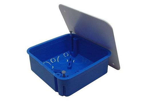 Коробка распаячная в бетон СУ 100х100х45мм с крышкой IP30 ТУСО Ruvinil