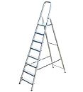 Стремянка алюминиевая 8 ступеней 166см ALUMET (АМ708)