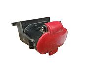 Розетка 3Р+N 16-25А 380В овальная