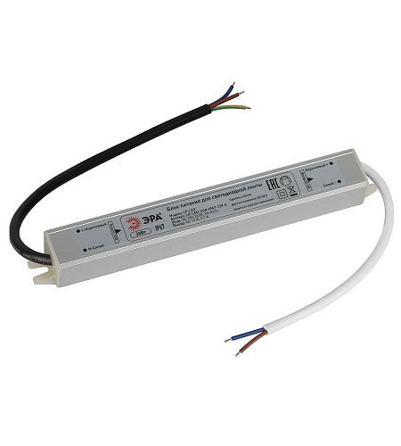 Блок питания для светодиодных лент 25Вт 12В IP67 172х22х20мм LP-LED-25W-IP67-12V-S ЭРА