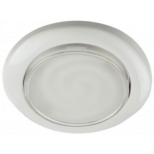 Светильник точечный неповоротный KL35 WH (Б/К) 220В GX53 Ø105мм Øотв.90мм IP20 R75 ЭРА белый